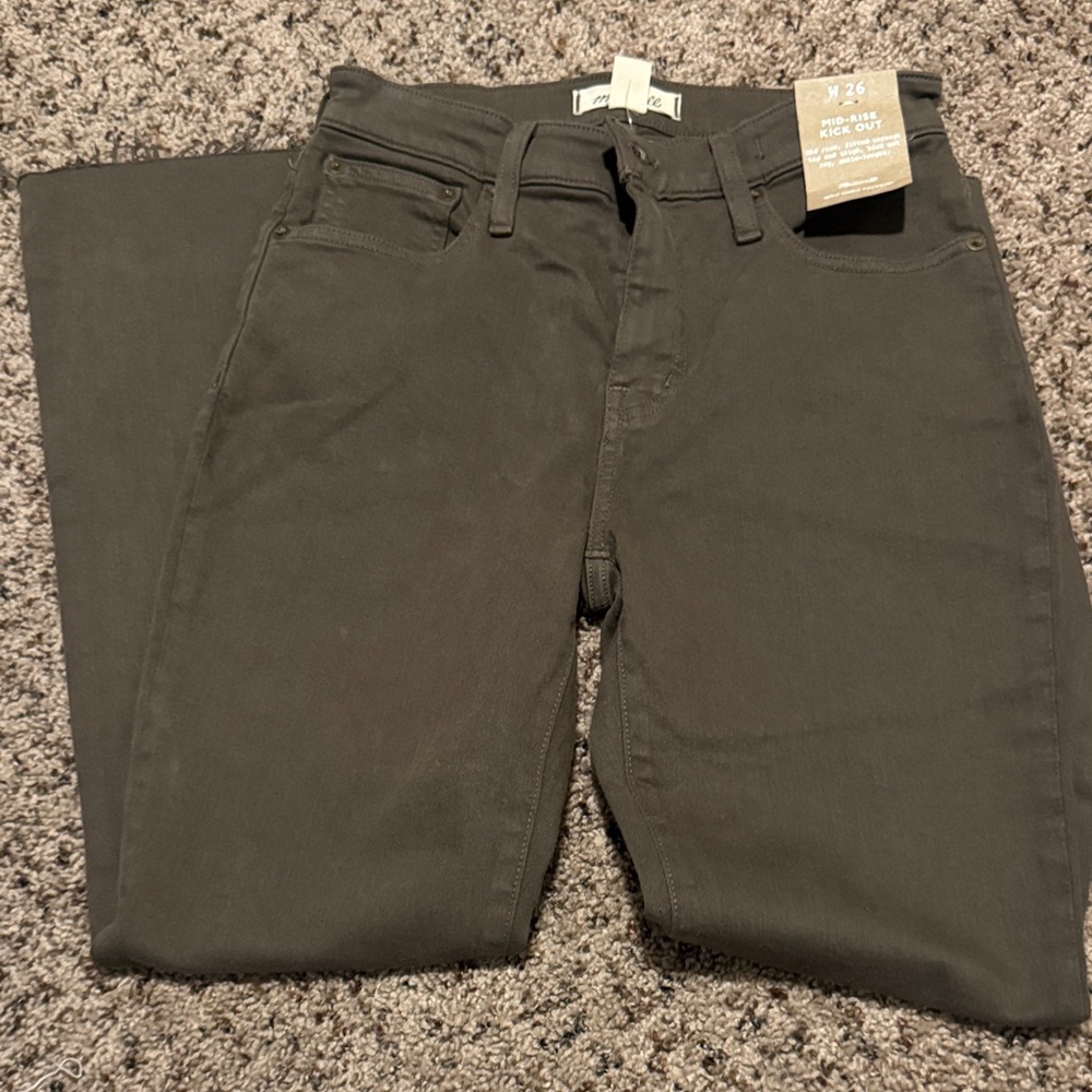 Madewell Women's Olive green  Ankle Jeans